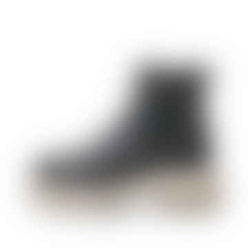 Posey Chelsea Boot - Black / Cream Contrast
