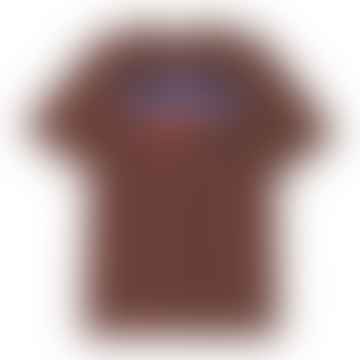 T -Shirt -Abverteidiger Schwergewichts -Uomo Sepia