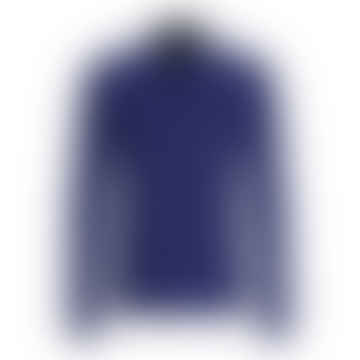 Boss - Pleins 23 Dark Blue Slim Fide Shirt a maniche lunghe 50500463 404