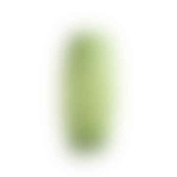 Vaso di vetro verde lungo