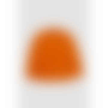 Rundhalsausschnitt aus Wolle in Orange