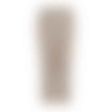 Taupe Tegan pliage plissé de la taille large