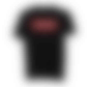 T-shirt pour hommes 17783 0137 Black graphique