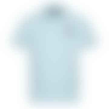 Tipped Polo Shirt - Crystal Blue