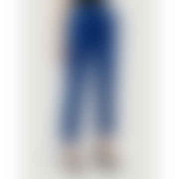 Alleegra Organic Cotton Velvet Trouser - Dark Sapphire Blue