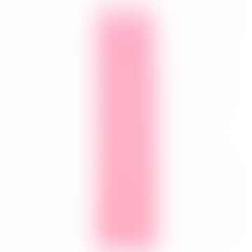 Paire de bougies coniques en spirale rose fluo