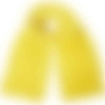 Bufanda de motivo de hoja amarilla