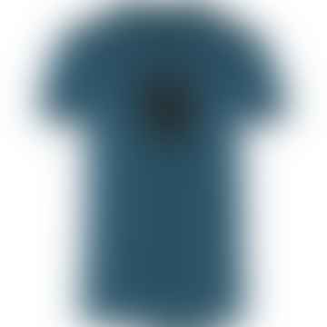 T-shirt Fox - Blue Indigo