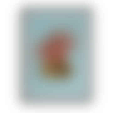 Láminas Decorativas 'Corales Rojos' - 50x40cm / Diseño D