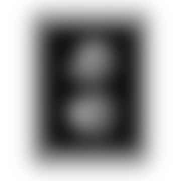 Fogli decorativi "lumache naturali su nero" - 70x50 cm / design f