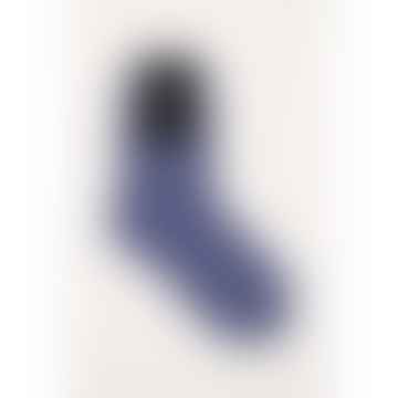 Calzini da donna foglia - blu scuro
