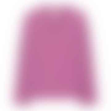 Suéter de cachemira violeta gail