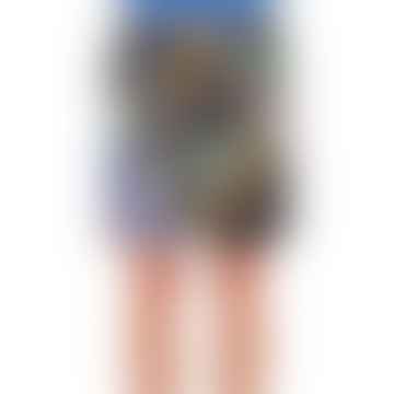 Moschino Shorts mit Logo und Grafikdruck – 46, Blau