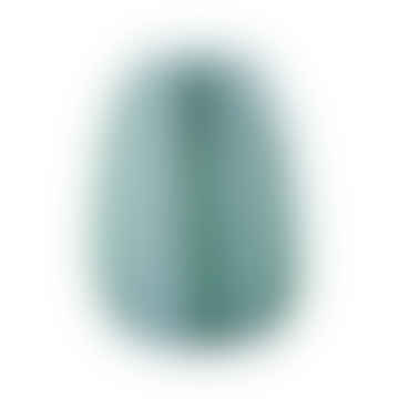 Forma de vidrio de rayas verdes de forma orgánica