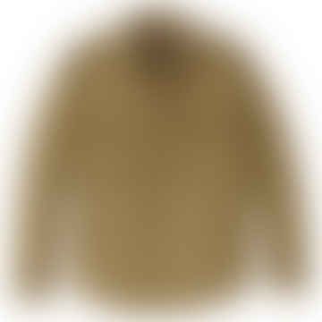 Jac-shirt matelassé en tissu de couverture - Olive Drab