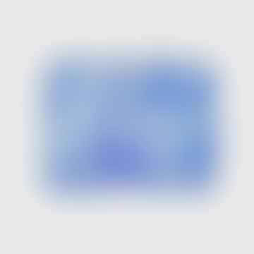 Blue Splattered Emailware Large Tablett