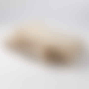 Lisos Sand Mohair Wurf - 130 x 200 cm