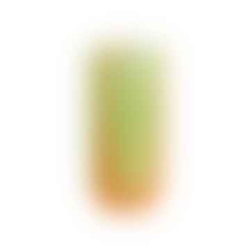 Flow Long Drink Tumbler - Verde con strisce arancioni