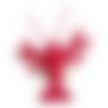 Anillo de servilleta de raffia - Langosta roja