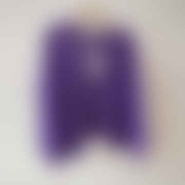 Purple Mohair Cardigan