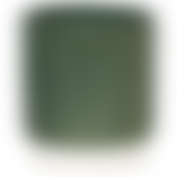 Macetero acanalado esmaltado reactivo Atenas verde de 9 cm