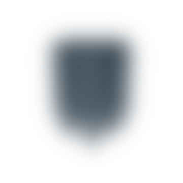 Fioriera con smalto reattivo Pisa blu ghiacciaio da 16 cm