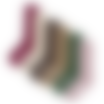 Jungmaven | Calcetín de la tripulación de cáñamo | 6 formas de color