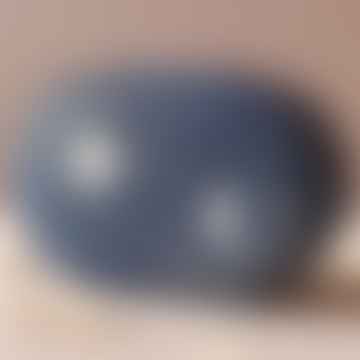 Portagioie ovale blu sole/luna