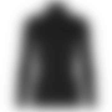 Blusa de seda con cuello alto de Rosemunde en negro (estilo 4514)