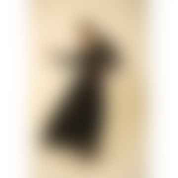 Halebob Devore Shirt Maxi Dress Size: Xl, Col: Black Multi