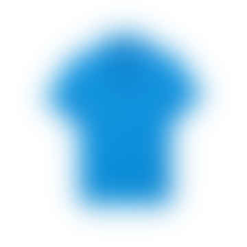 - Pyramid-Leinen-Jersey-Poloshirt in leuchtendem Blau Pyre9o00-367