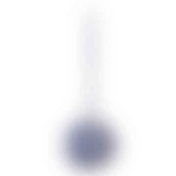 Décoration d'arbre à suspendre Deko Cotton Sphere Bleu Intense 6 cm