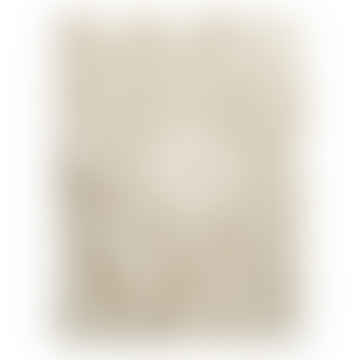 Koodi Wool Woven Blanket - White/beige