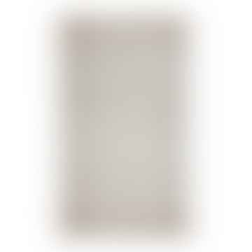 Handgewebter Teppich schwarz/weiß gestreift (150x240)