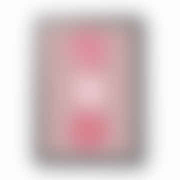 Funghi · Trio · Stampa incorniciata A4 con cappuccio in cera rosa
