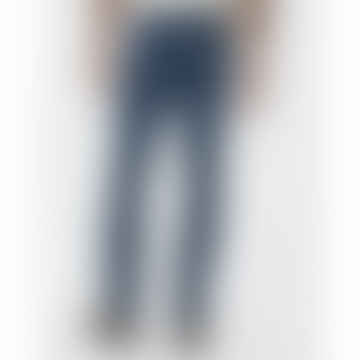 - Lennox - Damon Vintage Blue Washed Denim Slim Fit Jeans M653f72-b014