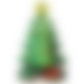 Palloncino in lamina con albero di Natale di base - 81 cm