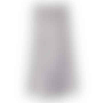 Long Light Grey Shimmer Silk Pleat Skirt 