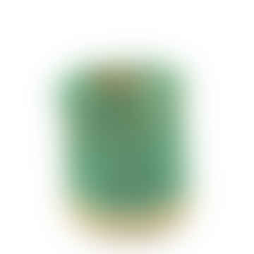 Panier de sisal kenyan «Turquoise à carreaux» n ° 305