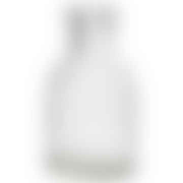 Botella de vidrio transparente de farmacia