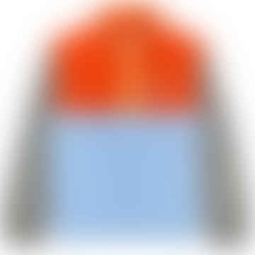 Yvon Halb Zip Fleece Pullover Orange