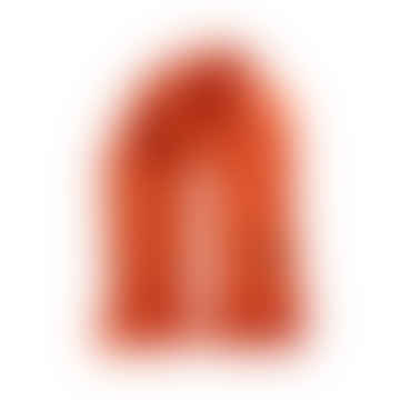 Terracotta gran bufanda de mohair (#207) 35x170