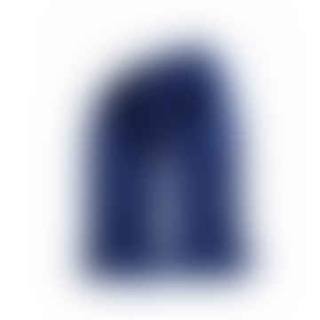 Marineblau großer Mohair -Schal (#5) 35x170