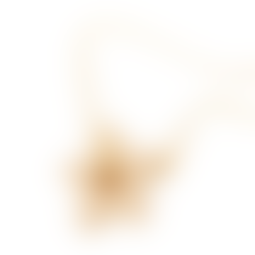 Lisa Angel Rainbow Crystal Edge Star Pendant Necklace In Gold