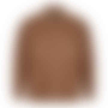 Chunky Cord Patch Overshirt - Brown