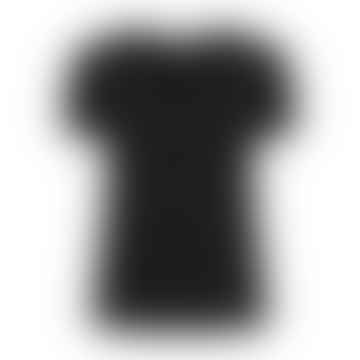 Byrexima V-Ausschnitt T-Shirt schwarz