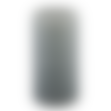 Bougie de pilier rustique 7x13,5 cm gris