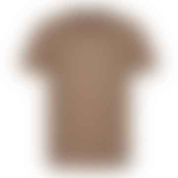 Center Logo T -Shirt - Dark Taupe Heather