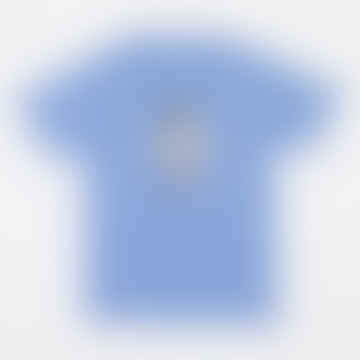 Camiseta gráfica de icono en azul