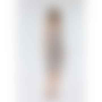 Diane Von Furstenberg Latika Sequin Cowl Neck Dress Size: L, Col: Cham